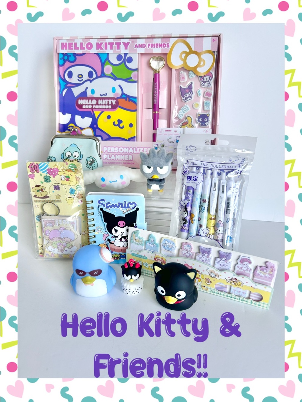 💖(HK397) Hello Kitty & Friends 11-Piece Variety Fun Bundle!